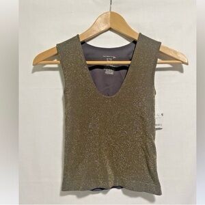 Shimmering Olive Tank Top